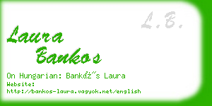 laura bankos business card